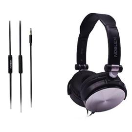 Auriculares Noblex HP107BS One Ear Con Microfono Negro/Silver