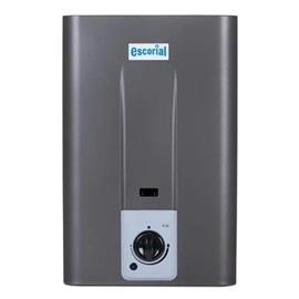 Calefon Escorial 14 Litros Gris Grafito Gas Natural