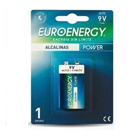 Pilas Euroenergy Alkaline 9V Blister x 1