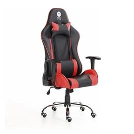 Silla Kanji Gamer Roja y Negra Reclinable 180°