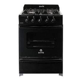Cocina Escorial Master S2 Black Ge 56Cm Negra Gas Envasado
