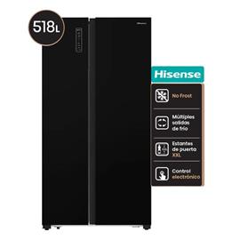 Heladera Hisense RC-67WSG Negra 518 Litros No Frost Side By Side