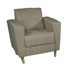 Sillon Adm Amoblamientos 200170 Chenille 1 Cuerpo Beige