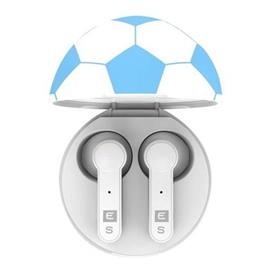 Auricular Eurosound ES-FB1804-WA Futbol Bluetooth In Ear Azul y Blanco