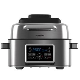 Freidora Peabody PE-AFG01IX Sin Aceite 1600W Grill