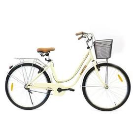 Bicicleta Randers BKE-136-A Paseo Dama Vintage R26 Aluminio Crema
