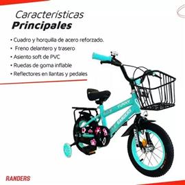Bicicleta Randers BKE-121-A Niña R12 Verde