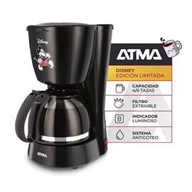 Cafetera Atma CAAT8018DN 0.6 Litros Filtro Negra Mickey
