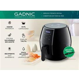 Freidora Gadnic FREI0003 De Aire 4 Litros 1400W