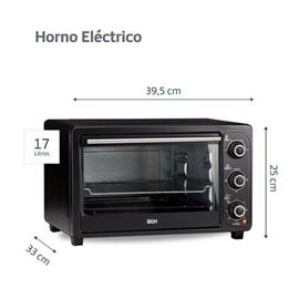 Horno BGH BHE17M20N Electrico 16 Litros 1200W Grill