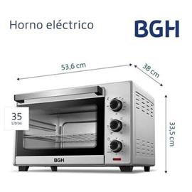 Horno BGH BHE35S22 Electrico 35 Litros 1600W Conveccion