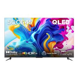 Televisor Smart TCL L50C645 50" Qled Uhd 4K Google Tv-Rv