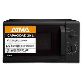 Microondas Atma MATRB20AN 20 Litros 700W Digital Negro