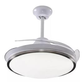 Ventilador Peabody PE-VTR421B de Techo 42" 100W Blanco Palas Retractiles