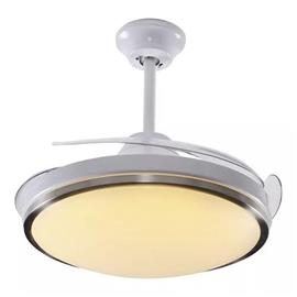 Ventilador Peabody PE-VTR421B de Techo 42" 100W Blanco Palas Retractiles