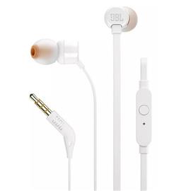 Auricular JBL JBLT110WHT In Ear con Microfono 1.2Mt Blanco