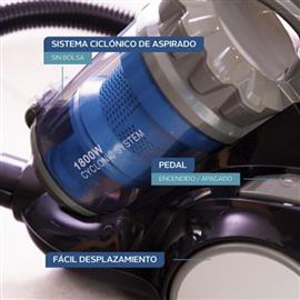 Aspiradora Philco PHASC1933PI Ciclonica 1.2 Litros 1800W Filtro Hepa
