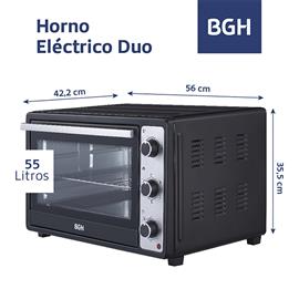 Horno BGH BHE55M23N Electrico 55 Litros 1500W Negro