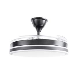 Ventilador de Techo Kanji Home KJH-CFHB001BK 42" Negro Retractil Luz Led