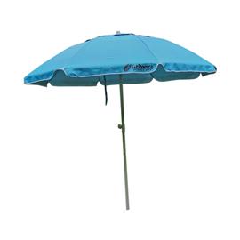 Sombrilla Outdoorz Profesional U2080 Celeste 2.40 Lisa Con Deflector de Viento