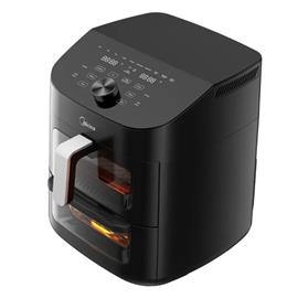 Freidora de Aire Midea AF-D211BAR1 11 Litros Digital Negra dos Zonas
