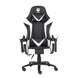 Silla Gamer Kanji KJ-700T-BW Negro y Blanco