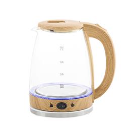 Pava Kanji Home KHJ-PE15001M 2 Litros 1500W Matera Electrica Madera y Vidrio