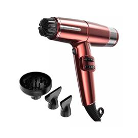 Secador de Pelo Ga.Ma IQLR 62938 Boquilla y Difusor Rojo