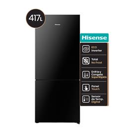 Heladera Hisense RB3P422NEB Negra 417 Litros No Frost Inverter
