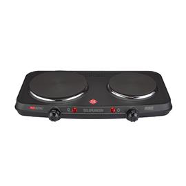 Anafe Eléctrico Telefunken TF-AE10500 2400W 2 Hornallas 7 Niveles Negra