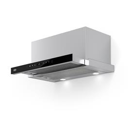 Campana Tst-Cf 350-60 Ibera 60Cm Negro y Acero Vidrio Templado