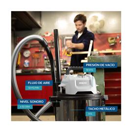 Aspiradora Philco PHAST4022PI 3 En 1 40 Litros 1200W Tacho Metálico