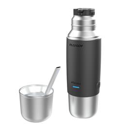 Termo Peabody PE-ETL500S 500ml Electrico Acero Mate y Bombilla