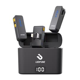 Microfono Udfine Mic Lite Transmision 80 Mts Doble Canal