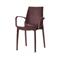 Sillon Quality Plastic 40685M Melody C/Apoya Brazo Marron