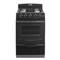 Cocina Escorial CANDOR BLK S2 GL 51Cm Negro Gas Licuado