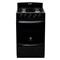 Cocina Escorial PALACE BLACK LXS2 51Cm Negra A Gas Envasado