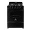 Cocina Escorial Master S2 Black Gn 56Cm Negra A Gas