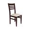 Silla Adm Amoblamientos 350-02 095 Tapizado Beige Patas Caoba