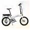 Bicicleta Randers BKE-E2001-A Electrica Plegable R20 7 Velocidades Blanca