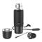 Termo Peabody PE-ETL500N 500 mL Electrico Negro Mate Y Bombilla